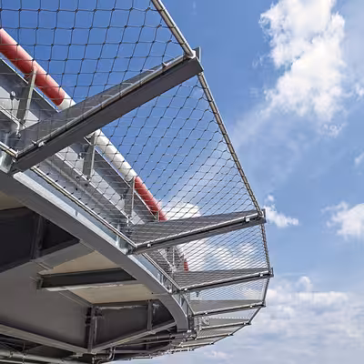 modern wire mesh fence