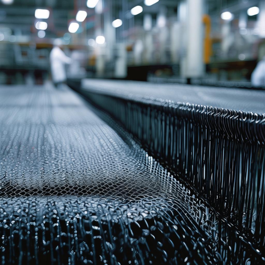 black coated chain link fence